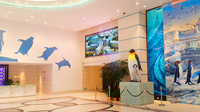 台达LED屏幕为珠海长隆企鹅酒店点缀绚烂空间