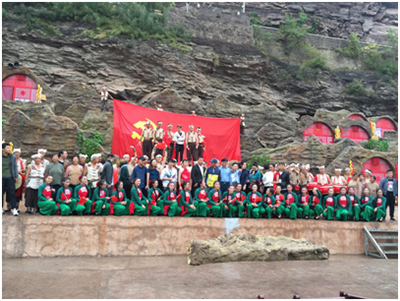 黄河壶口瀑布大型红色情景表演《黄河大合唱》充分满足户外音响需求