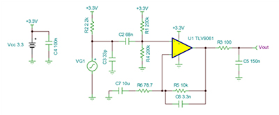 采用业界最小的运算放大器设计麦克风电路