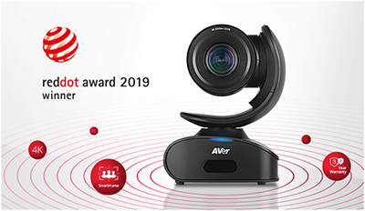 AVer圆展4K云端视频会议摄像机荣获德国红点设计奖