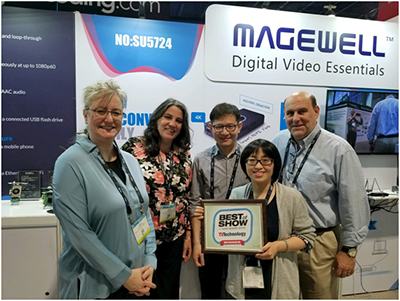 美乐威NDI转换器斩获NAB2019“最佳展品奖”