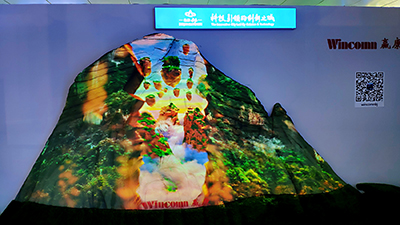 赢康原创3D投影秀亮相文博会,震撼演出引人注目