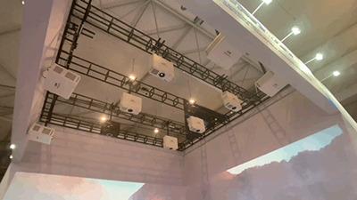 宝视来工程投影机在成都InfoComm China创造沉浸景观