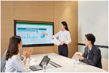 中盈地产携手newline打造智慧办公空间,拥抱未来办公