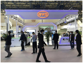 赢康科影达亮相轨道交通展比亚迪展位