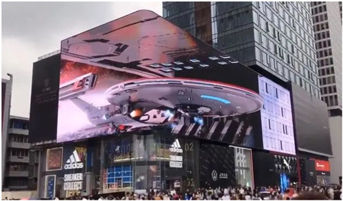 户外LED屏如何实现裸眼3D效果?