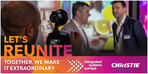 科视Christie诚邀专业视听精英在ISE 2022展会上再次携手共推创新