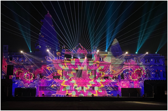 科视Christie Griffyn 系列为马图拉Sri Krishna Janmabhoomi神庙带来壮丽视觉效果