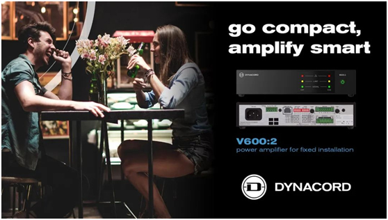 Dynacord V系列紧凑型双通道功放V600:2新品发布